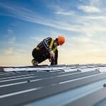 roofer performing job