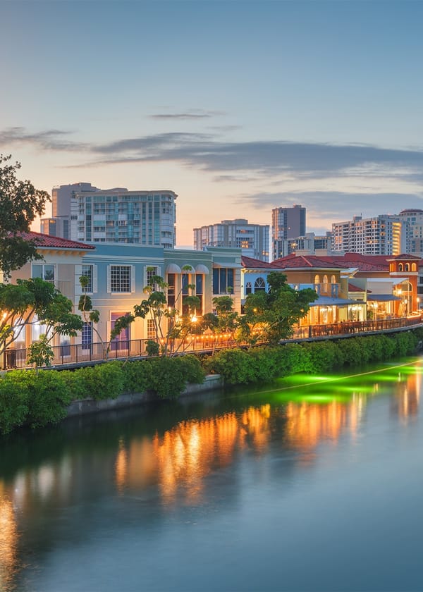 waterfront in Naples, FL